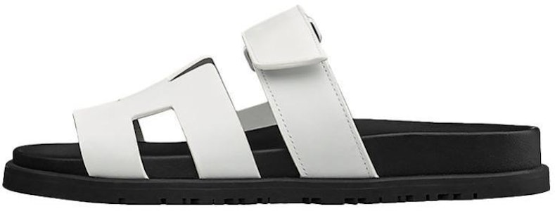 (W) Sandal Rata Kulit Putih HERMES Chypre H211114Z-90 Buy (W) Sandal Rata Kulit Putih HERMES Chypre H211114Z-90