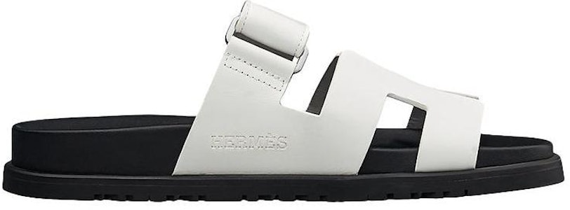 (W) Sandal Rata Kulit Putih HERMES Chypre H211114Z-90 Order (W) Sandal Rata Kulit Putih HERMES Chypre H211114Z-90