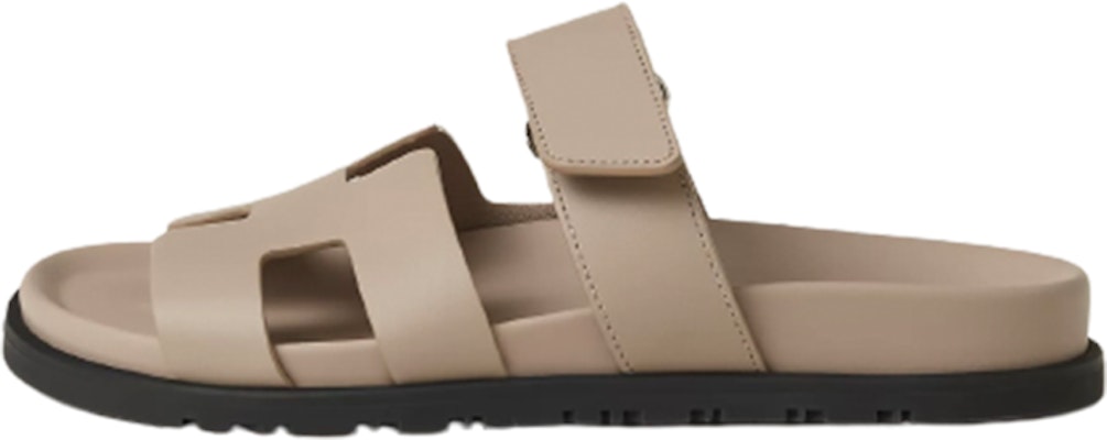 (Women) HERMES Chypre Leather Open-Toe Slide 'Brown' H222299Z-B3 Buy (Women) HERMES Chypre Leather Open-Toe Slide 'Brown' H222299Z-B3