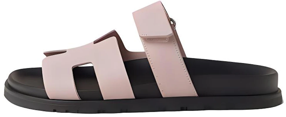 (Women) HERMES Chypre Pink Calfskin Open-Toe Slides 1.2cm Sandals. H222299Z CG3 Buy (Women) HERMES Chypre Pink Calfskin Open-Toe Slides 1.2cm Sandals. H222299Z CG3