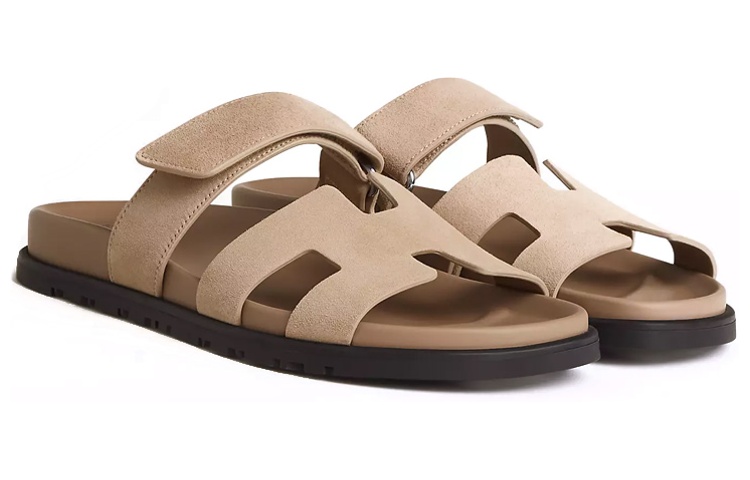 (W) HERMES Chypre Sandal 'Beige Magic Tape' 圖 4