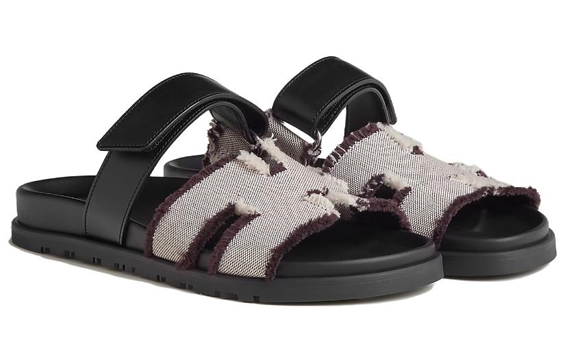 Lookbook (W) Sandalias HERMES Chypre 'Negras' H241003Z-PN