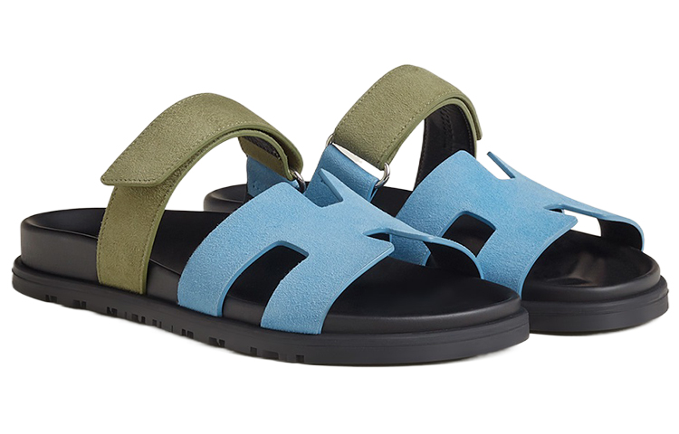 Lookbook (W) Sandalias HERMÈS Chypre 'Azul Verde' H222297Z-JT