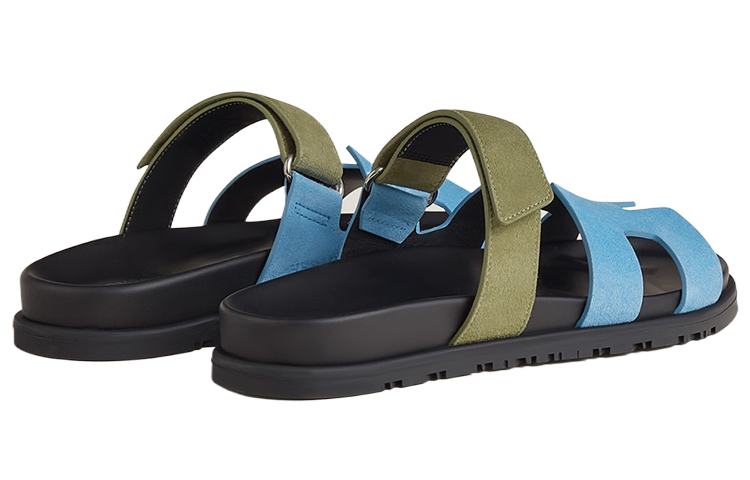 Purchase (W) Sandalias HERMÈS Chypre 'Azul Verde' H222297Z-JT