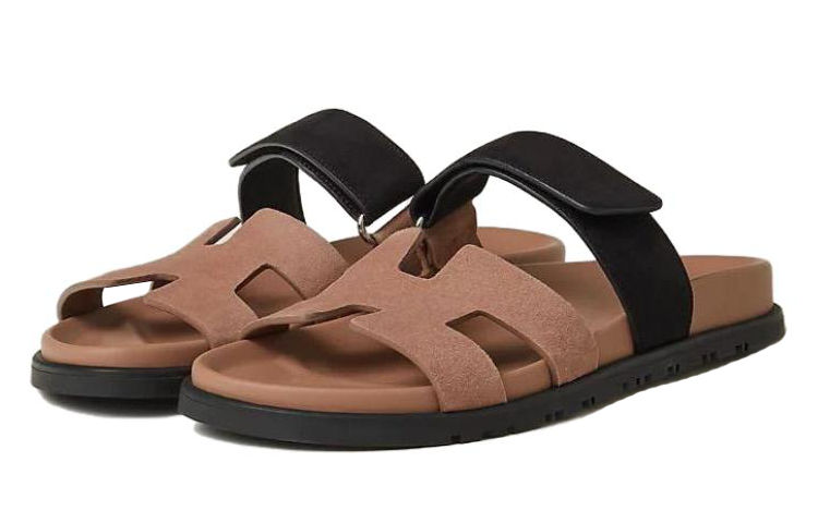 Buy (W) 爱马仕 Chypre 凉鞋 '棕色' H222297Z-VE