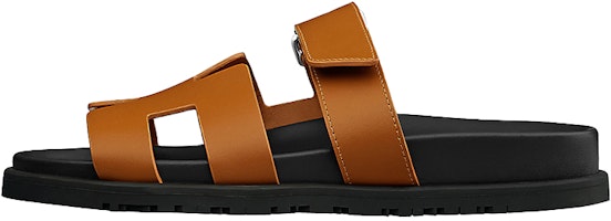 (Women) HERMES Chypre Sandal 'Brown Black' H211114Z-B8 (Women) HERMES Chypre Sandal 'Brown Black' H211114Z-B8
