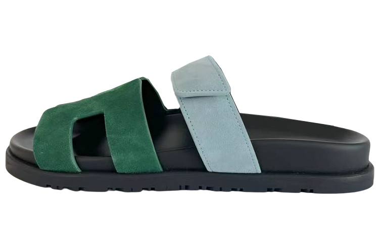 (W) HERMES Chypre Sandal 'Green'