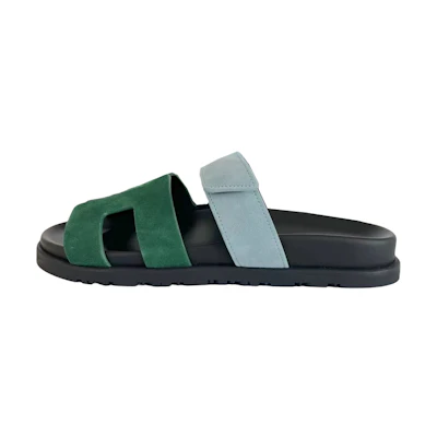 (W) HERMES Chypre Sandal 'Green'