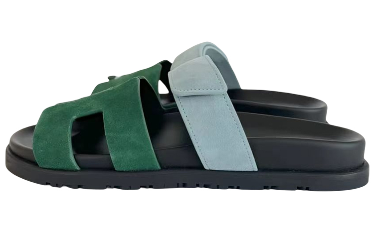(W) HERMES Chypre Sandal 'Green' 圖 3