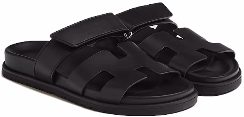(W) HERMES Chypre 'Mula sin cordones de piel negra' H222100Z-02 Purchase (W) HERMES Chypre 'Mula sin cordones de piel negra' H222100Z-02
