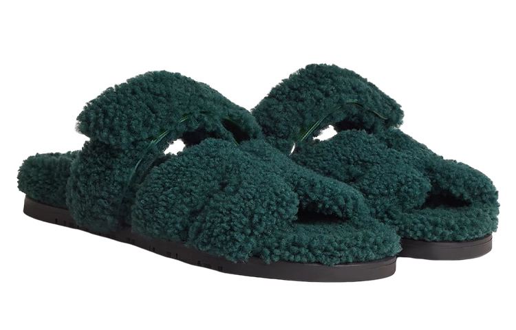 Shop (W) エルメス シプレ サンダル "グリーンファッションスライド" (64 characters) H222196Z-H0