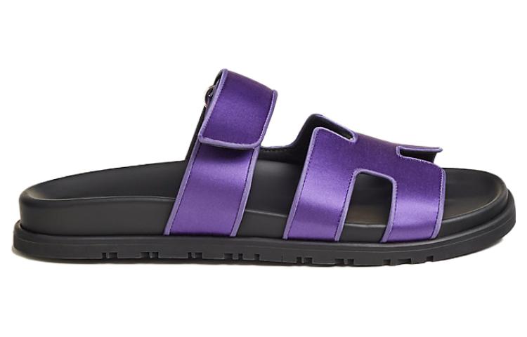 (W) HERMES Chypre Slide 'Black Purple' 圖 2
