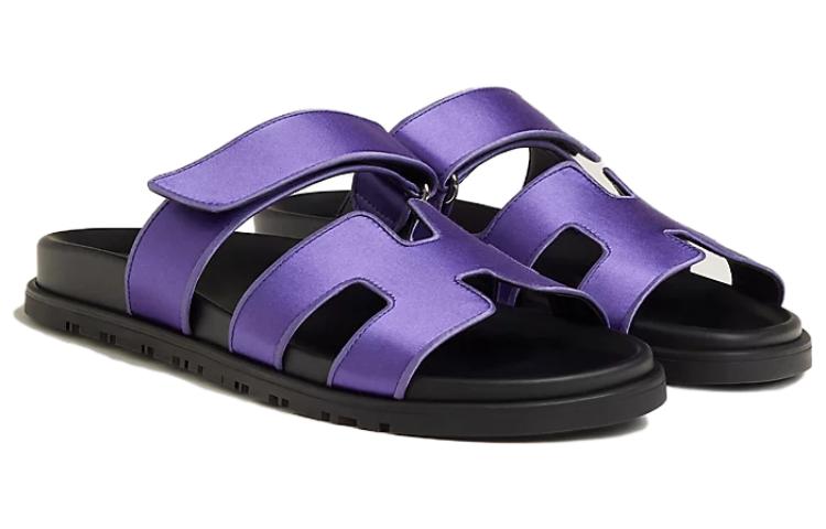 (W) HERMES Chypre Slide 'Black Purple' 圖 3
