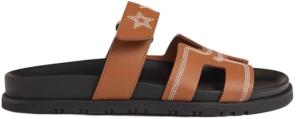 (Women) HERMES Chypre Slide 'Brown Leather' H232142Z-A3 Order (Women) HERMES Chypre Slide 'Brown Leather' H232142Z-A3