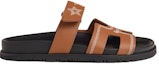 Order (W) HERMES Chypre Slide 'Kulit Coklat' H232142Z-A3