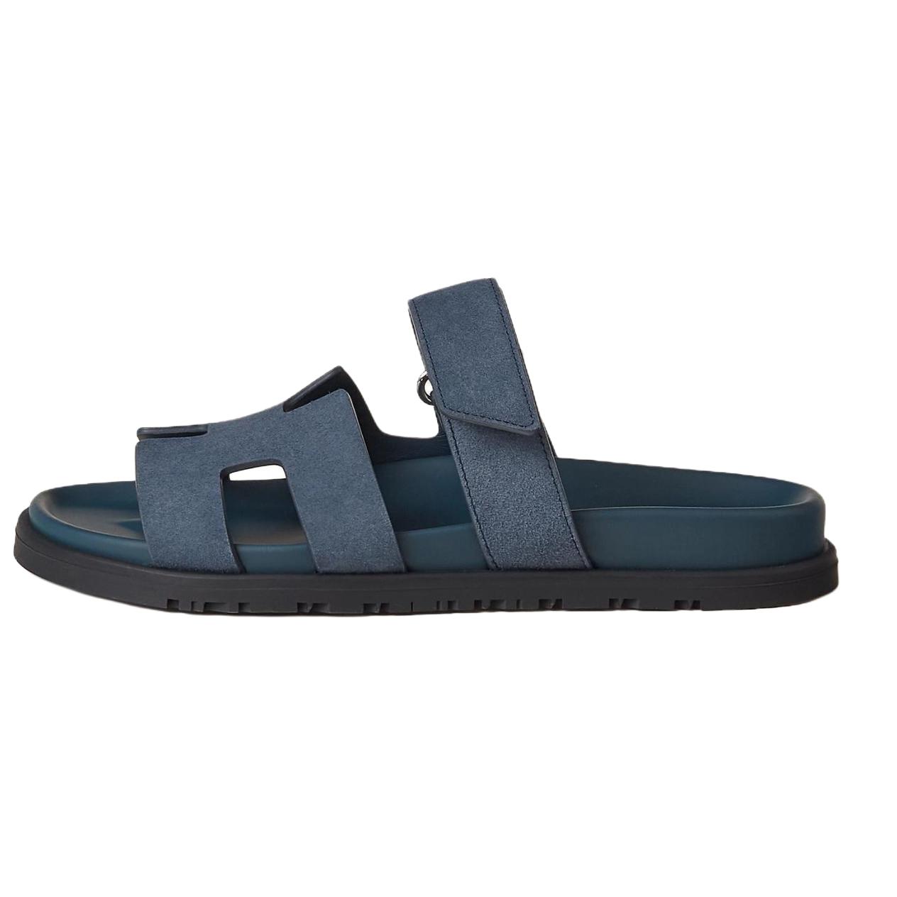 Buy (W) エルメス シプレ サンダル "スカイブルー" (HERUMESU Shipure Sandaru "Sukaiburū") H222297Z-Q9355