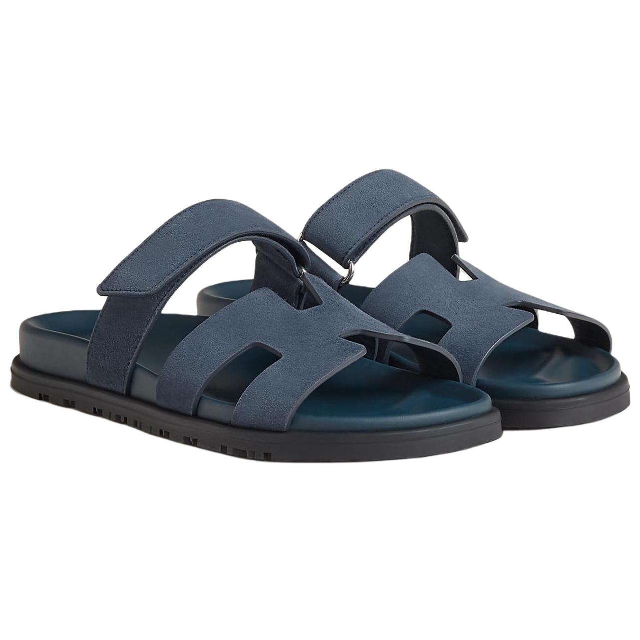 Lookbook (W) エルメス シプレ サンダル "スカイブルー" (HERUMESU Shipure Sandaru "Sukaiburū") H222297Z-Q9355