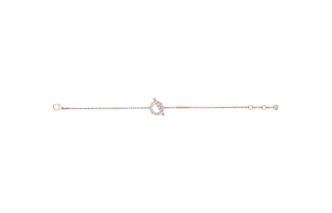Cheap (W) Pulsera HERMÈS Clásica Diamantes Oro Rosa 18K para Mujer H219411B-00SH