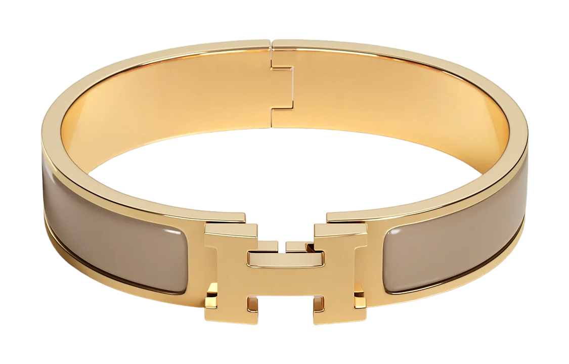 (Women) HERMES Classic Enamel Bracelet for Women. 700001F 19