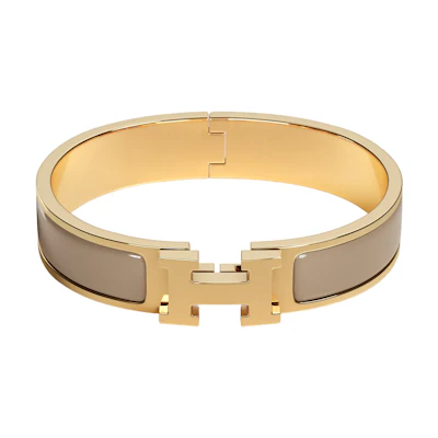 (Women) HERMES Classic Enamel Bracelet for Women. 700001F 19