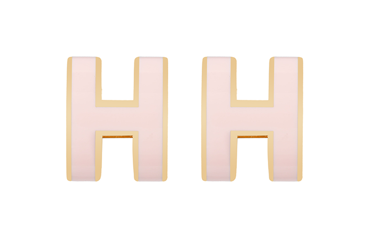 (Women) HERMES Classic Fashion Gold-Plated Letter Pattern Earrings H608002F-85 圖 3