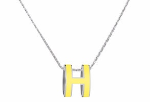 (Women) HERMES Classic Palladium Plated POP H Necklace H147991FP-1R (Women) HERMES Classic Palladium Plated POP H Necklace H147991FP-1R