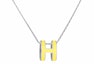 Buy (W) HERMES Kalung POP H Klasik Bersalut Paladium H147991FP-1R