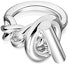 Lookbook (Women) HERMES Classic Twisted 925 Silver Ring for Women H104587B
