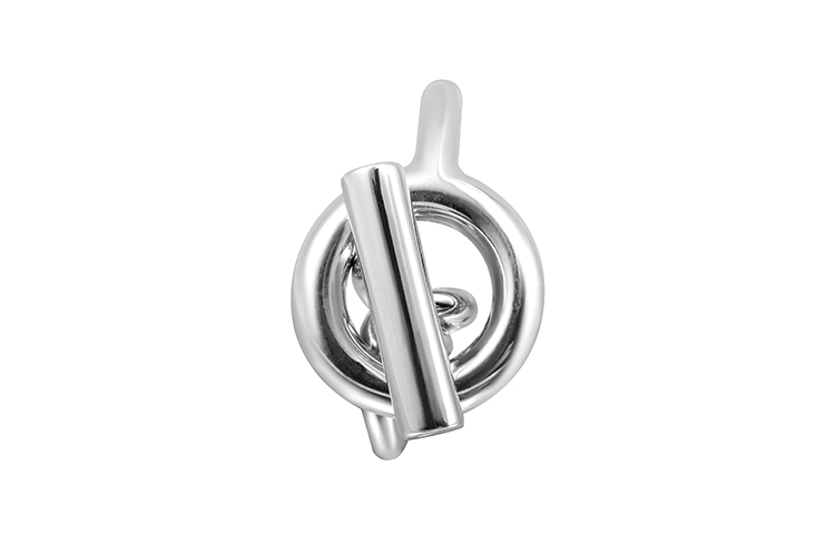 Shop (Women) HERMES Classic Twisted 925 Silver Ring for Women H104587B