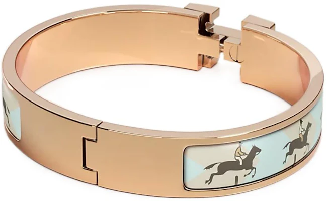 (W) HERMES Clic-H Les Allures 凹刻時尚手環 女款玫瑰金 H702317FOE4PM Lookbook (W) HERMES Clic-H Les Allures 凹刻時尚手環 女款玫瑰金 H702317FOE4PM