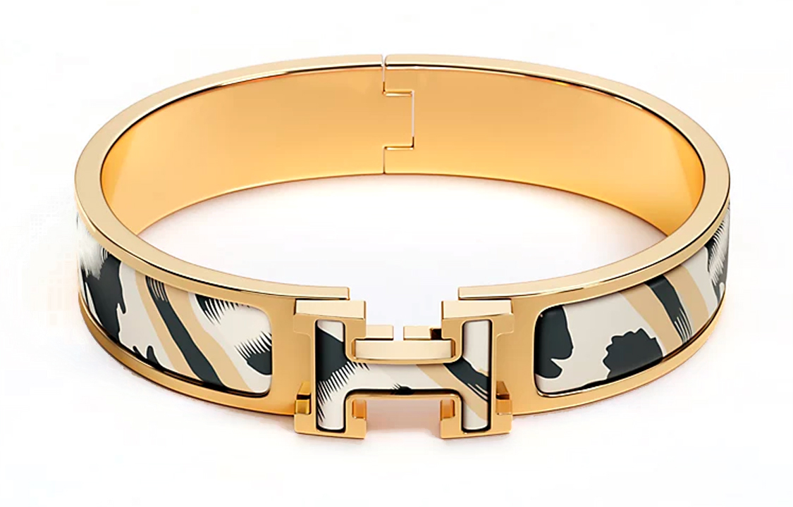 (Women) HERMES Clic Fashion Trendy Versatile  Bracelet H700004F F3 圖 2