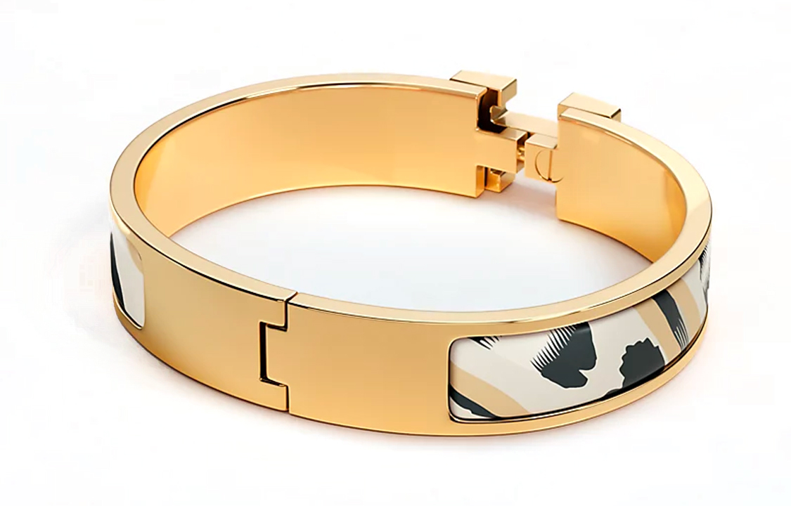 (Women) HERMES Clic Fashion Trendy Versatile  Bracelet H700004F F3 圖 3