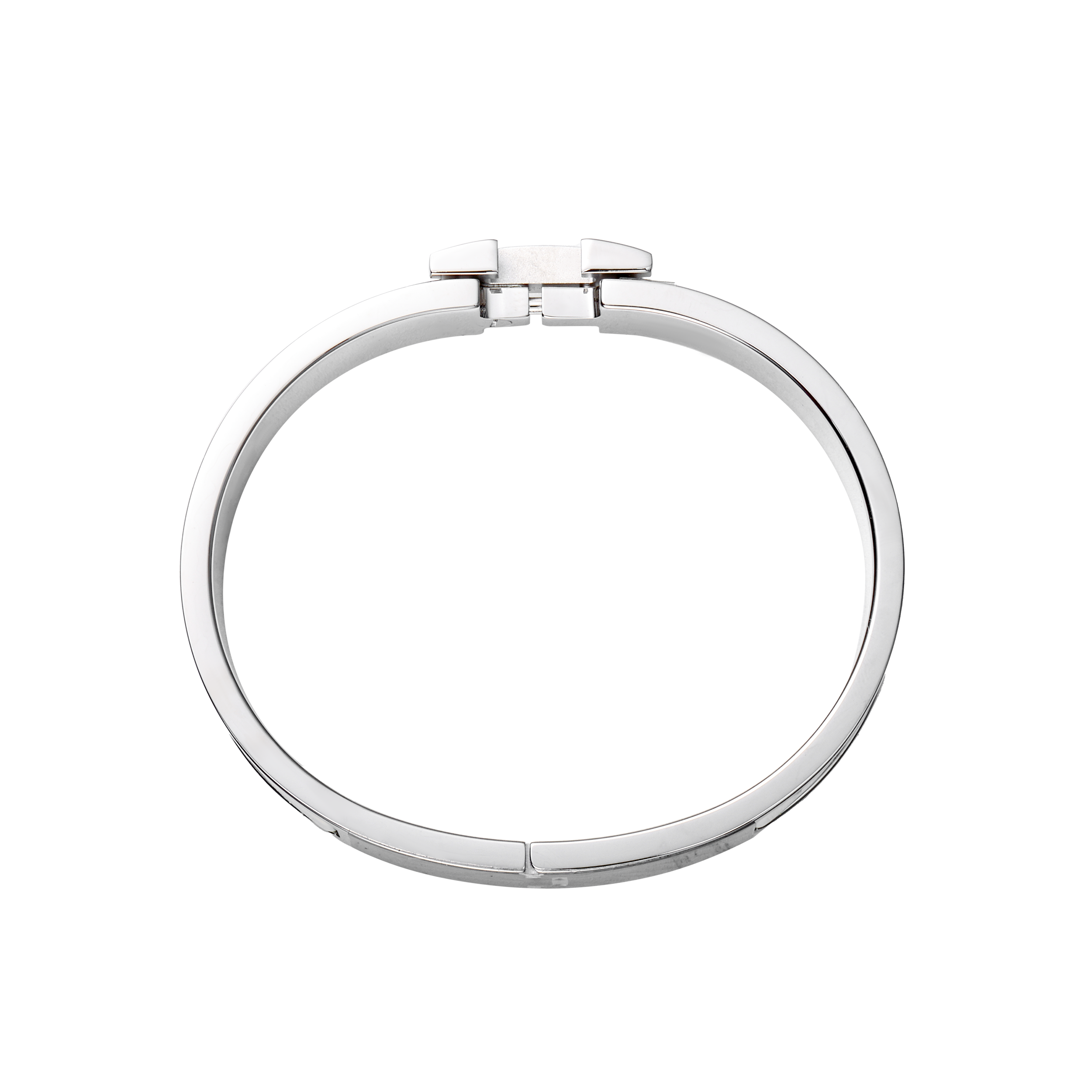 (Women) HERMES Clic H Enamel Adjustable Bracelet  Cream Color. H700001FP85PM 圖 3