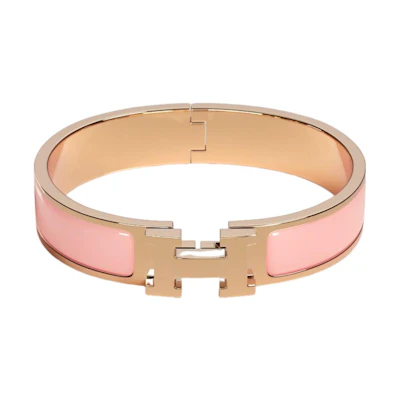 (Women) HERMES Clic H Enamel Bracelet Simple Design H700001FO1ZGM