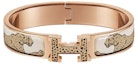 Order (W) Gelang HERMES Clic H Emas Mawar dengan Rekaan Leopard untuk Wanita. H701315FOC3PM