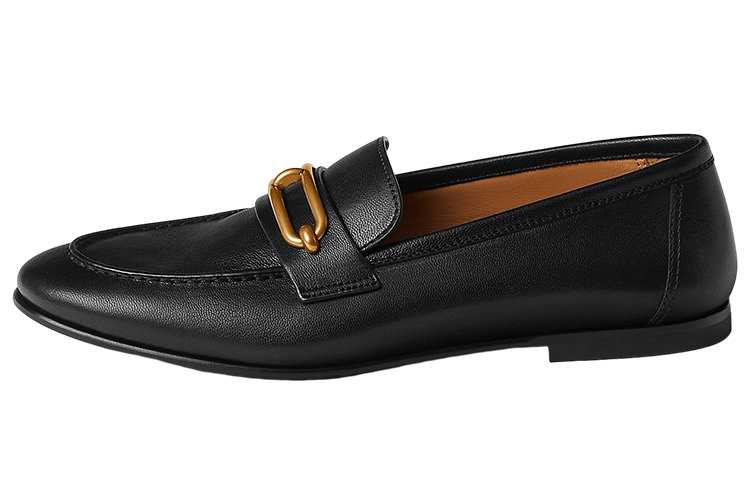 (Women) HERMES Colette Loafer 'Black Leather' H231086Z-02