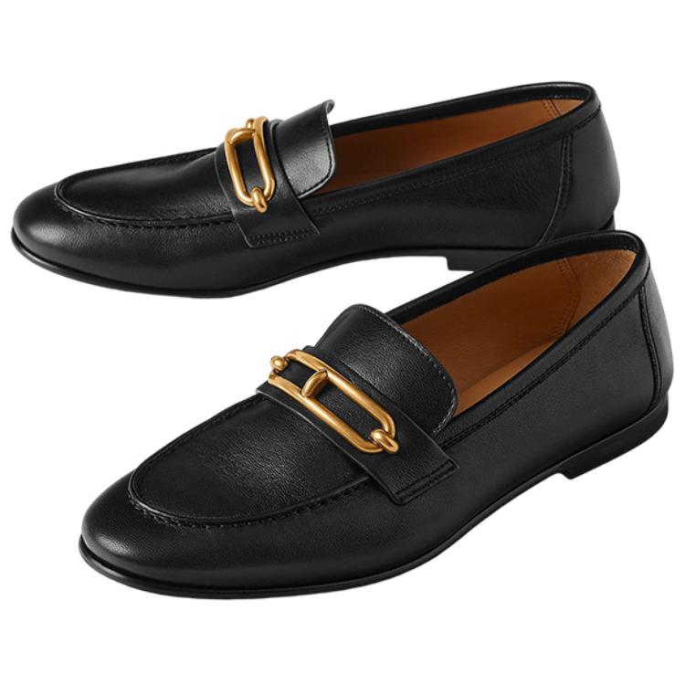 Lookbook (Women) HERMES Colette Loafer 'Black Leather' H231086Z-02