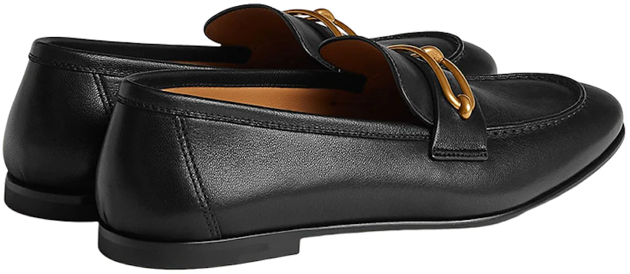 (Women) HERMES Colette Loafer 'Black Leather' H231086Z-02 Purchase (Women) HERMES Colette Loafer 'Black Leather' H231086Z-02