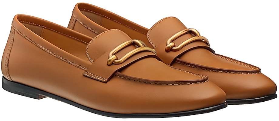 (Women) HERMES Colette Loafer 'Gold Buckle Beige' H211041Z-B8 Lookbook (Women) HERMES Colette Loafer 'Gold Buckle Beige' H211041Z-B8
