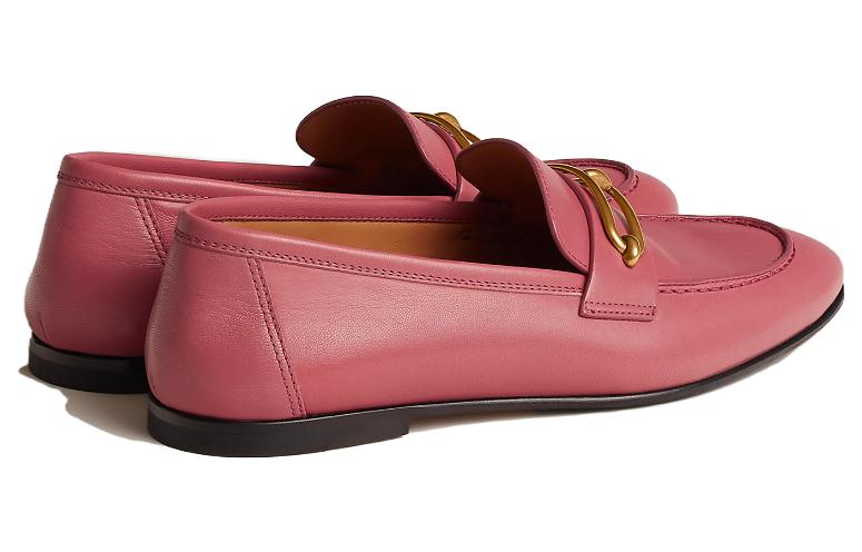 Shop HERMES愛馬仕 Colette 休閒舒適 樂福鞋 女款 粉色