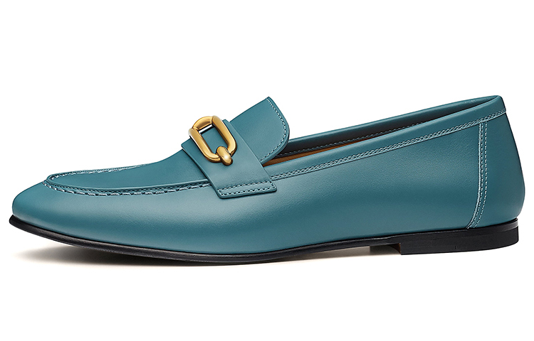 (W) HERMES Colette Loafers 'Payne Blue'