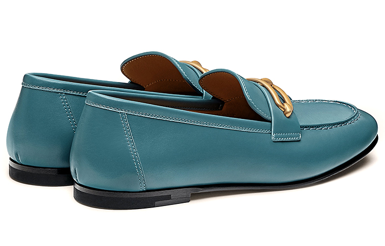 (W) HERMES Colette Loafers 'Payne Blue' 圖 4