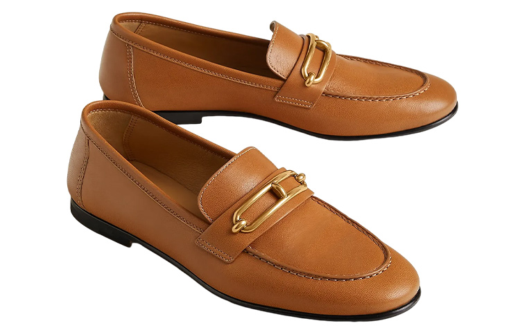 Shop (Women) HERMES Colette Slip-On Loafer 'Brown Leather' H231086Z-A3