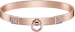 Buy (Women) HERMES Collier de Chien Diamond 18K Rose Gold Bracelet for Women H115406B-00