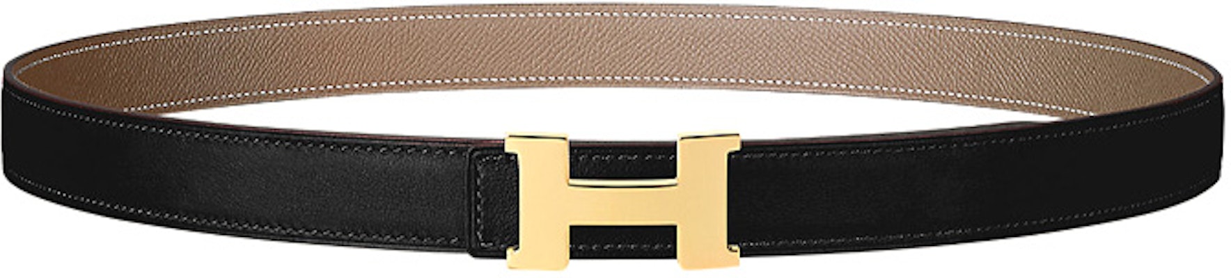 (W) HERMES Constance Tali Pinggang Kulit Hitam/Kelabu Gajah 2.4cm Wanita. H064545CC06-H052150CABU080 Lookbook (W) HERMES Constance Tali Pinggang Kulit Hitam/Kelabu Gajah 2.4cm Wanita. H064545CC06-H052150CABU080