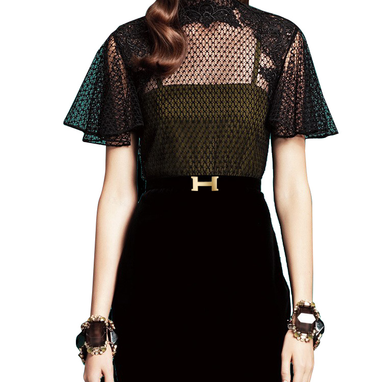 Shop (W) HERMES Constance Tali Pinggang Kulit Hitam/Kelabu Gajah 2.4cm Wanita. H064545CC06-H052150CABU080