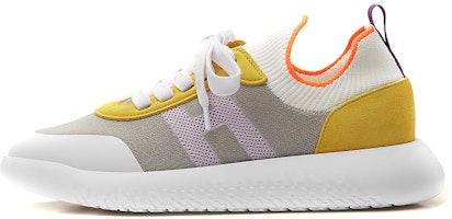 (Women) HERMES Crew Low 'Grey Yellow White' H211109Z-2D (Women) HERMES Crew Low 'Grey Yellow White' H211109Z-2D