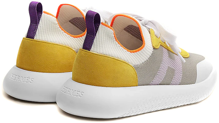 (W) HERMES Crew Low ''Grijs Geel Wit'' H211109Z-2D Shop (W) HERMES Crew Low ''Grijs Geel Wit'' H211109Z-2D