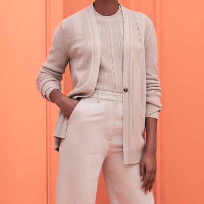 (Women) HERMES Crewneck Wool Sweater Beige H0H2702DDC3 Lookbook (Women) HERMES Crewneck Wool Sweater Beige H0H2702DDC3