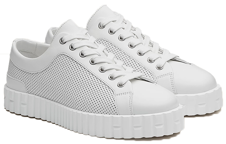 Lookbook (W) HERMES Cross 'Kulit Anak Sapi Putih' H221279Z-90